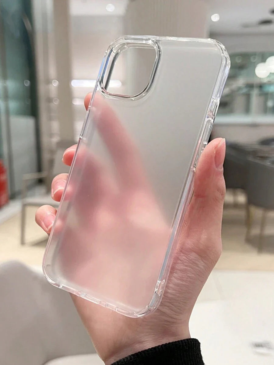 Simple Clear Acrylic Phone Case – Compatible with iPhone 7 to 16 Series (All Models)