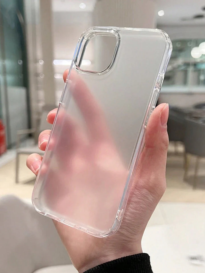 Simple Clear Acrylic Phone Case – Compatible with iPhone 7 to 16 Series (All Models)