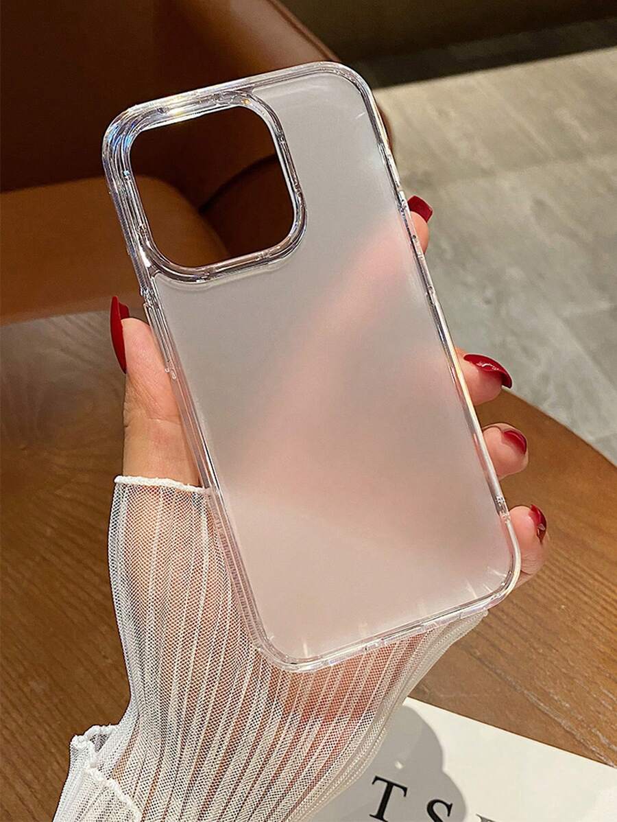 Simple Clear Acrylic Phone Case – Compatible with iPhone 7 to 16 Series (All Models)