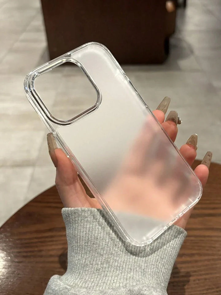 Simple Clear Acrylic Phone Case – Compatible with iPhone 7 to 16 Series (All Models)
