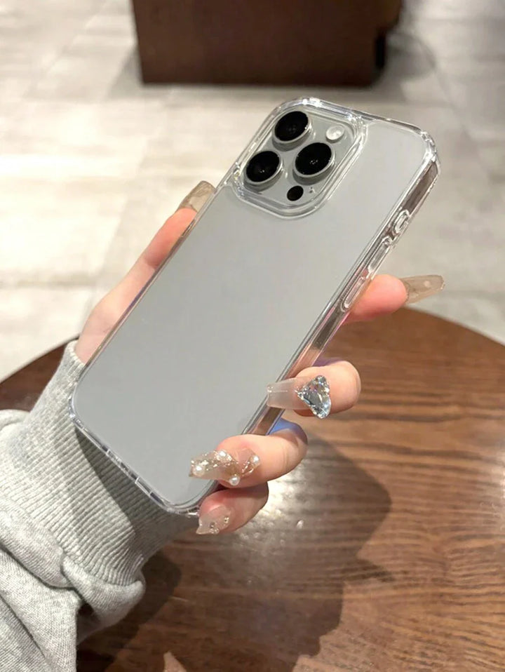 Simple Clear Acrylic Phone Case – Compatible with iPhone 7 to 16 Series (All Models)