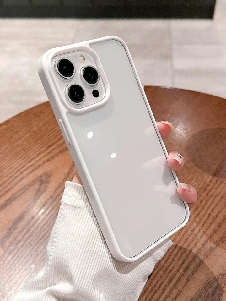 Simple Clear Acrylic Phone Case – Compatible with iPhone 7 to 16 Series (All Models)