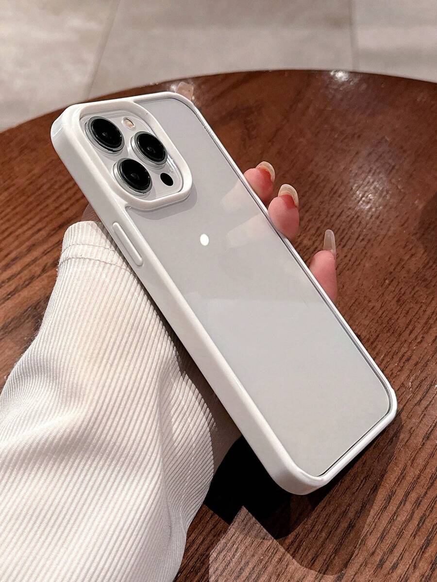 Simple Clear Acrylic Phone Case – Compatible with iPhone 7 to 16 Series (All Models)