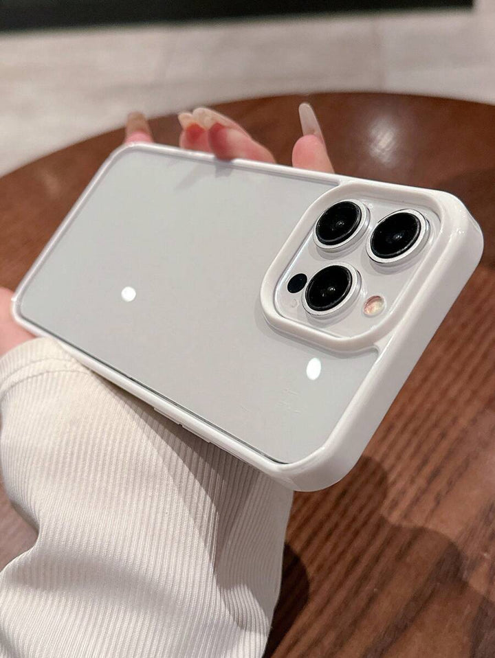 Simple Clear Acrylic Phone Case – Compatible with iPhone 7 to 16 Series (All Models)