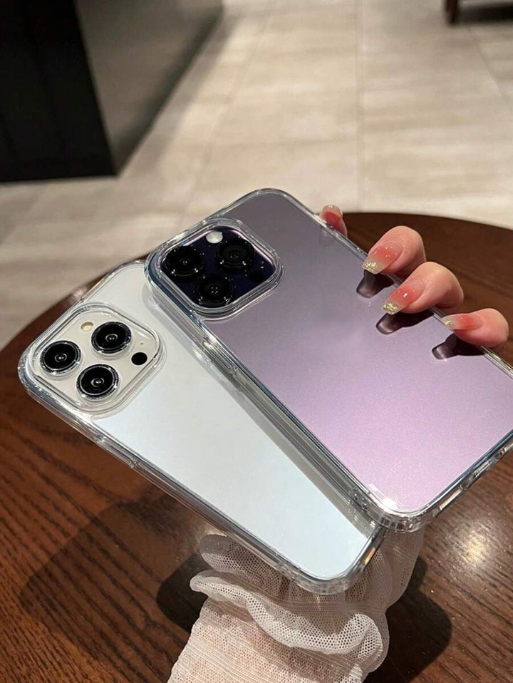 Simple Clear Acrylic Phone Case – Compatible with iPhone 7 to 16 Series (All Models)