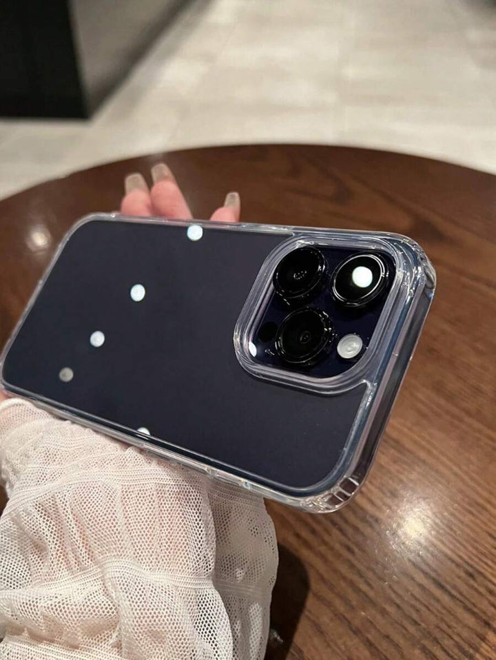 Simple Clear Acrylic Phone Case – Compatible with iPhone 7 to 16 Series (All Models)