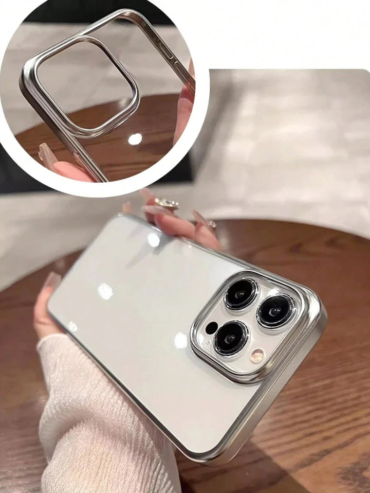 Simple Clear Acrylic Phone Case – Compatible with iPhone 7 to 16 Series (All Models)