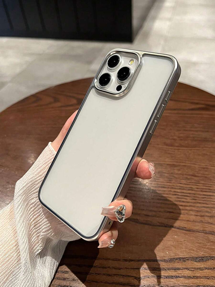 Simple Clear Acrylic Phone Case – Compatible with iPhone 7 to 16 Series (All Models)