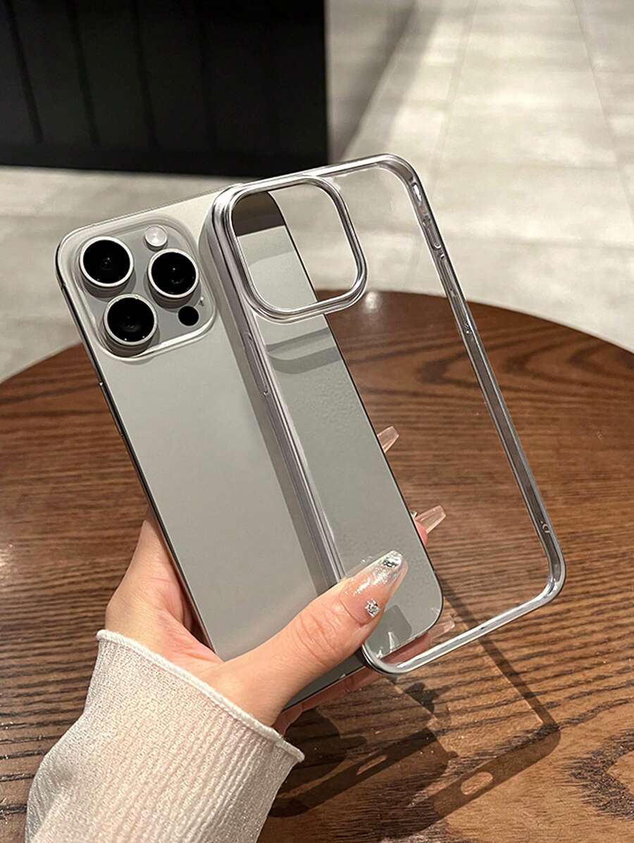 Simple Clear Acrylic Phone Case – Compatible with iPhone 7 to 16 Series (All Models)