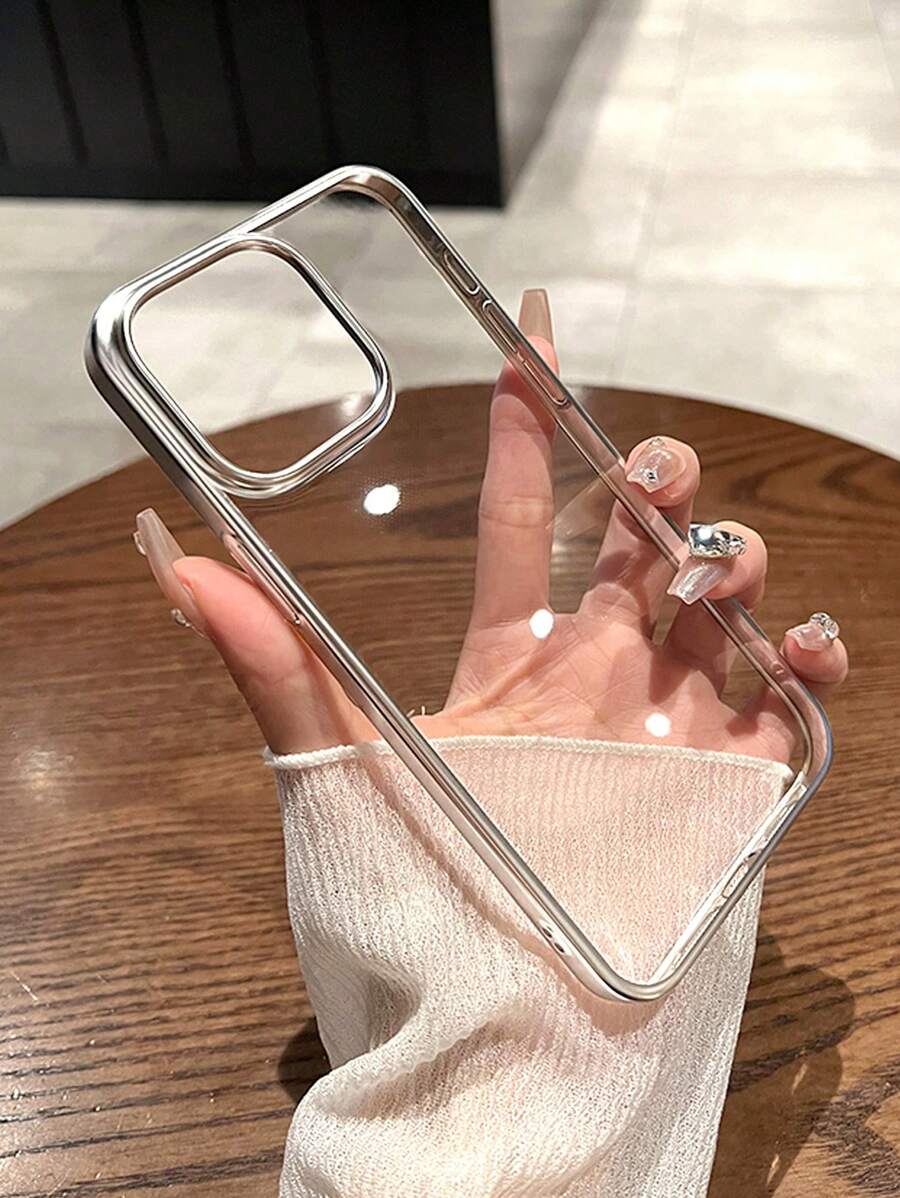 Simple Clear Acrylic Phone Case – Compatible with iPhone 7 to 16 Series (All Models)