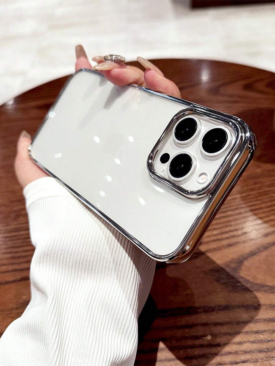Simple Clear Acrylic Phone Case – Compatible with iPhone 7 to 16 Series (All Models)