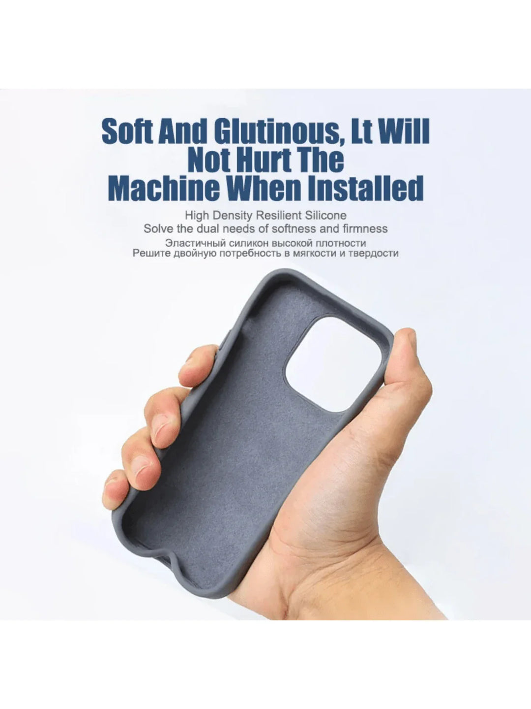 Premium Liquid Silicone Case – Shockproof Cover for iPhone 11–16 Pro Max