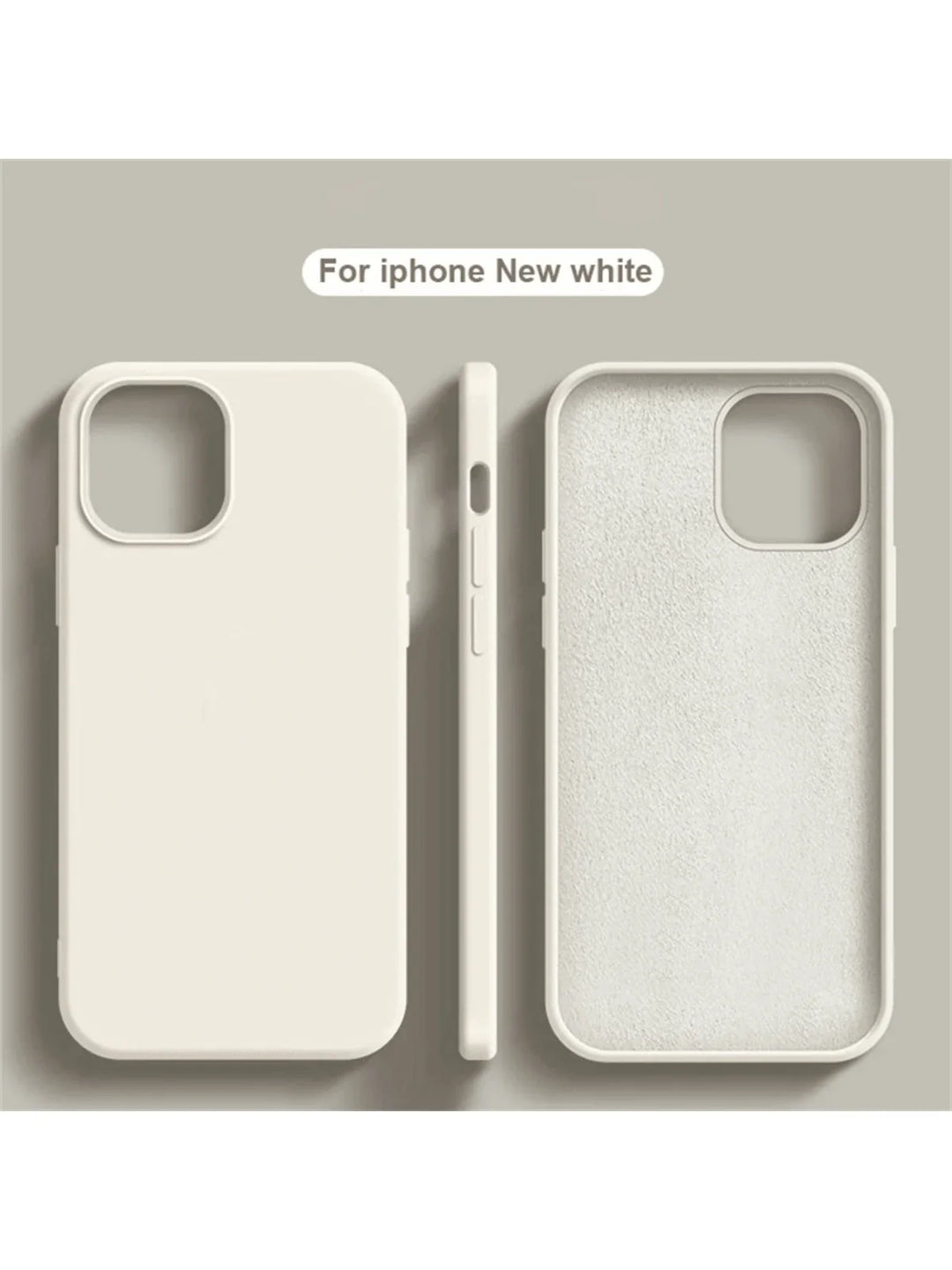 Premium Liquid Silicone Case – Shockproof Cover for iPhone 11–16 Pro Max