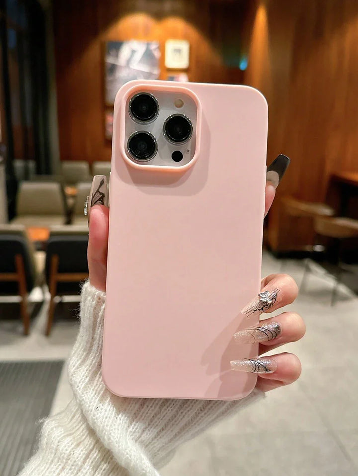 Matte Candy Color Shockproof Case – iPhone 11–16 Series Compatible