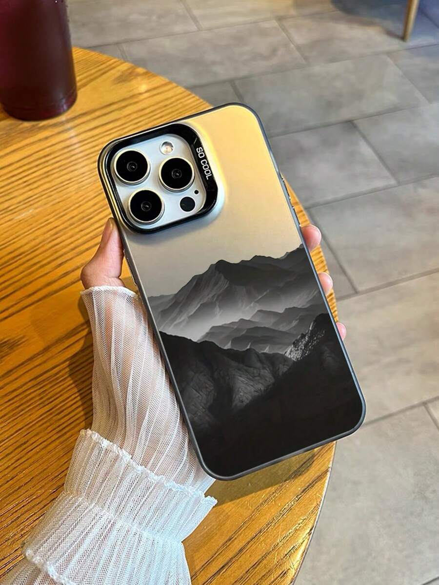 Colorful Mountain Print Anti-Drop Phone Case – Compatible with iPhone & Samsung Models