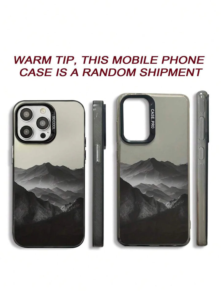 Colorful Mountain Print Anti-Drop Phone Case – Compatible with iPhone & Samsung Models