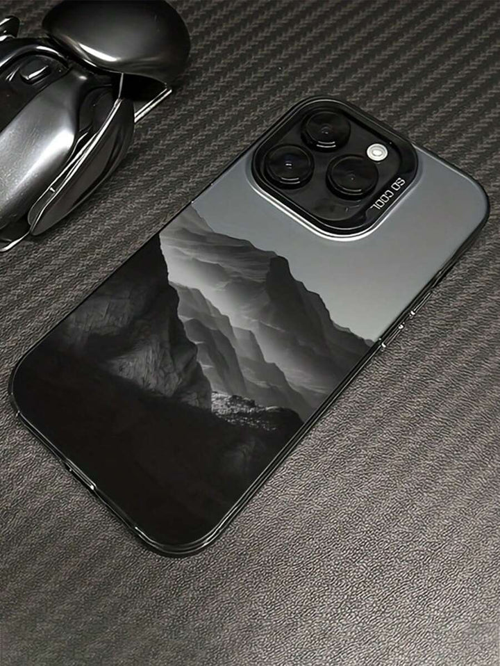 Colorful Mountain Print Anti-Drop Phone Case – Compatible with iPhone & Samsung Models