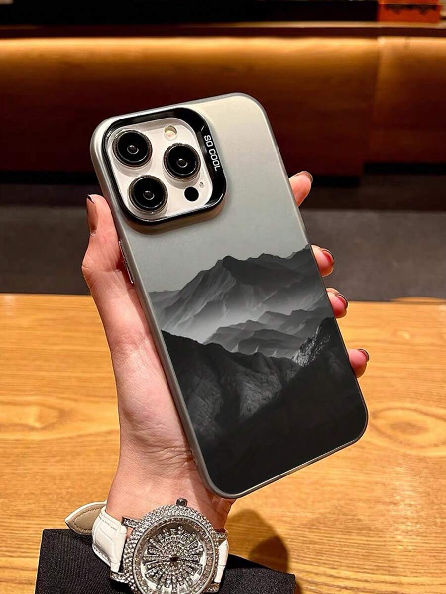 Colorful Mountain Print Anti-Drop Phone Case – Compatible with iPhone & Samsung Models