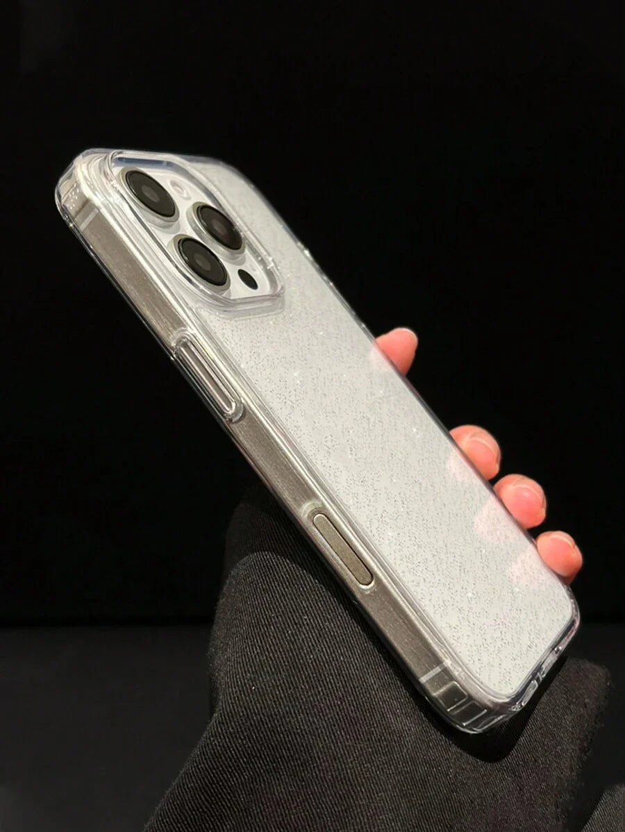 Simple Clear Acrylic Phone Case – Compatible with iPhone 7 to 16 Series (All Models)