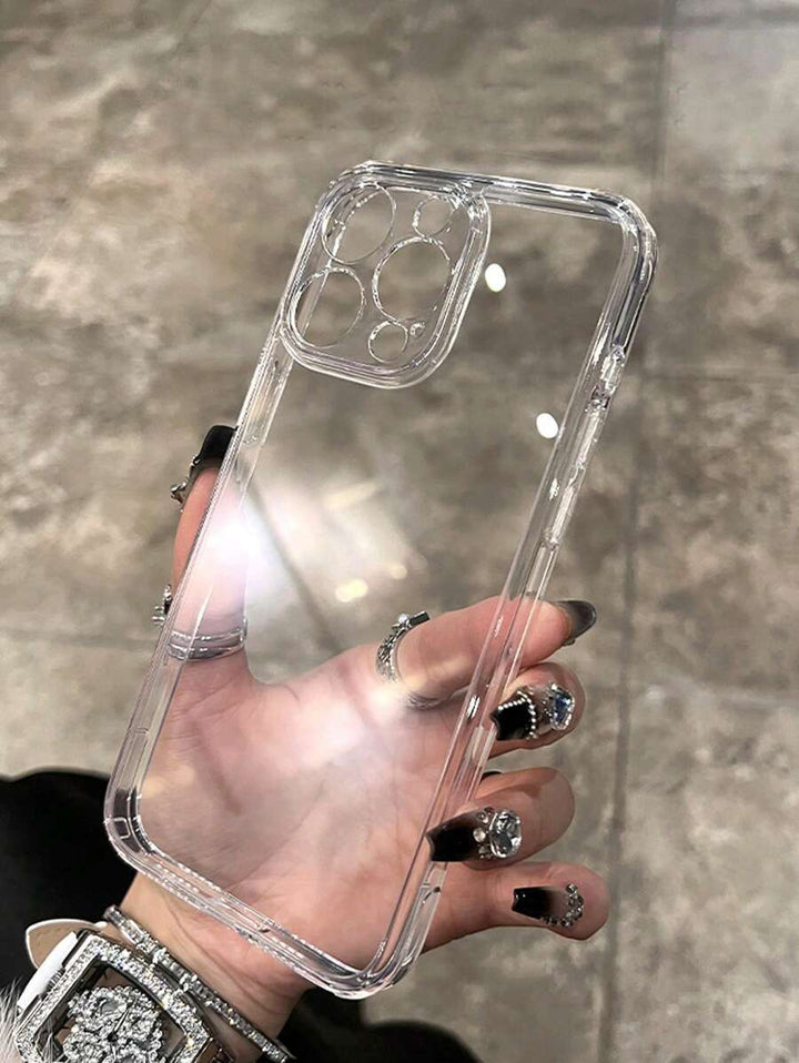 Simple Clear Acrylic Phone Case – Compatible with iPhone 7 to 16 Series (All Models)