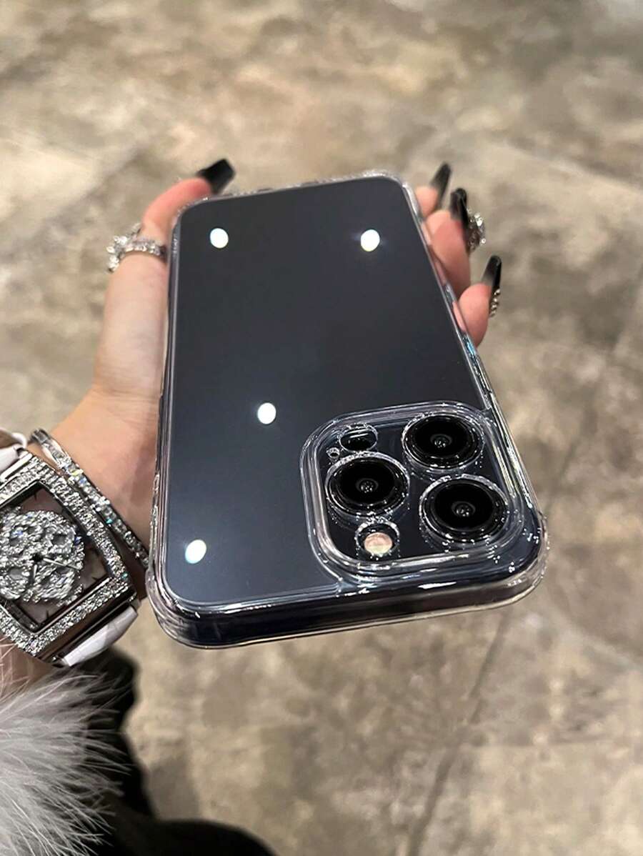 Simple Clear Acrylic Phone Case – Compatible with iPhone 7 to 16 Series (All Models)