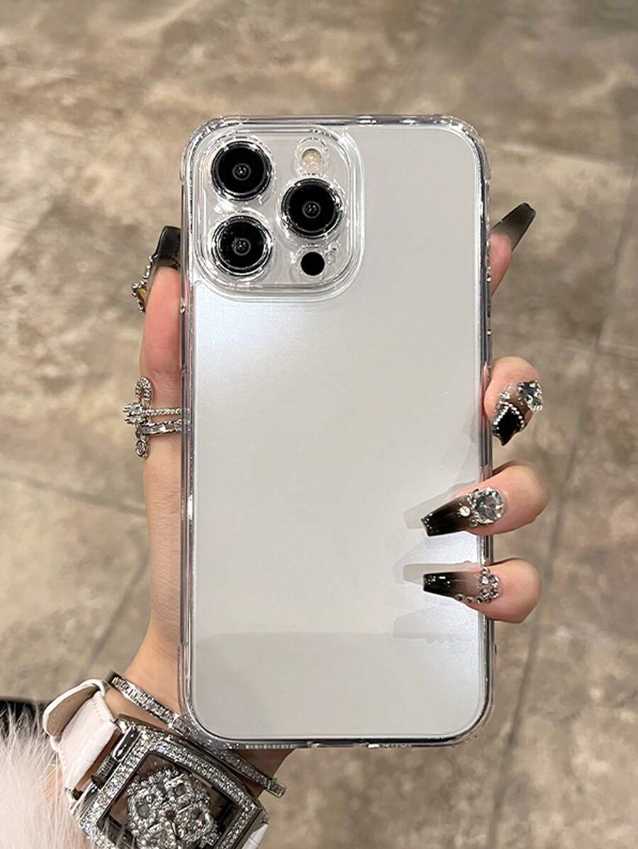 Simple Clear Acrylic Phone Case – Compatible with iPhone 7 to 16 Series (All Models)