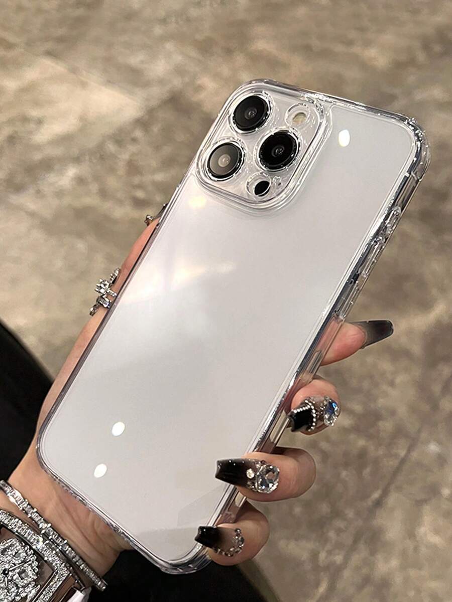 Simple Clear Acrylic Phone Case – Compatible with iPhone 7 to 16 Series (All Models)