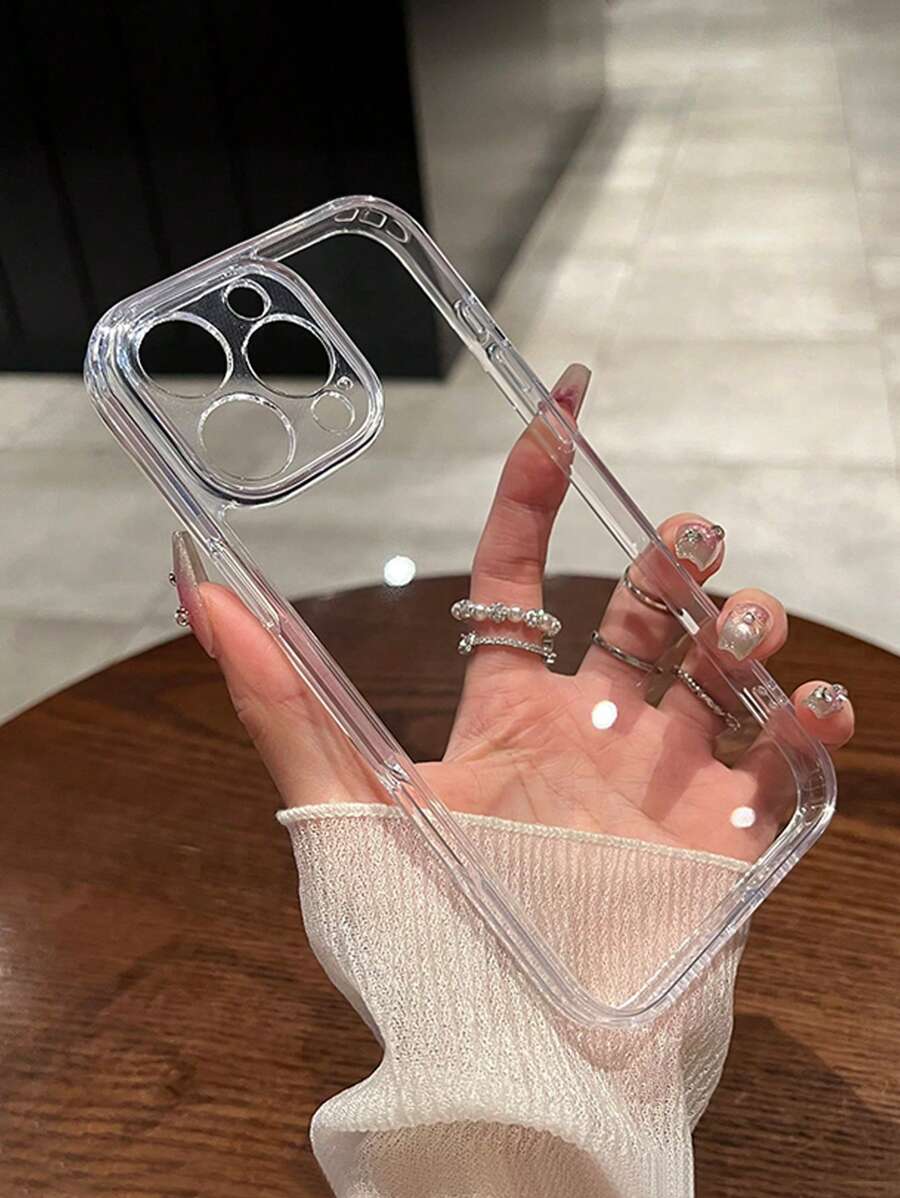 Simple Clear Acrylic Phone Case – Compatible with iPhone 7 to 16 Series (All Models)
