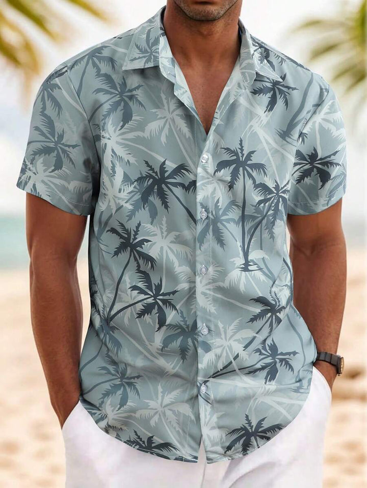 Thomas Tropical Short-Sleeve Beach Shirt for Men