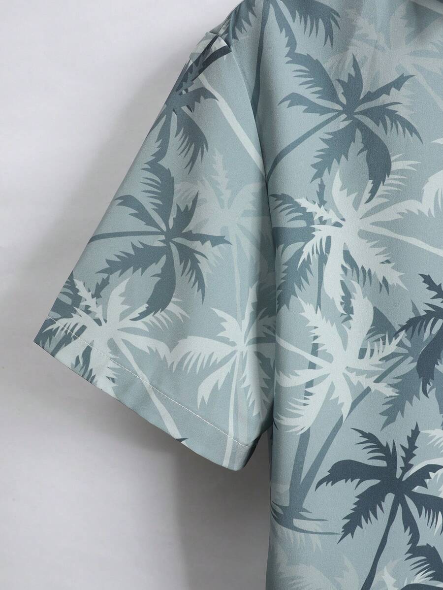 Thomas Tropical Short-Sleeve Beach Shirt for Men