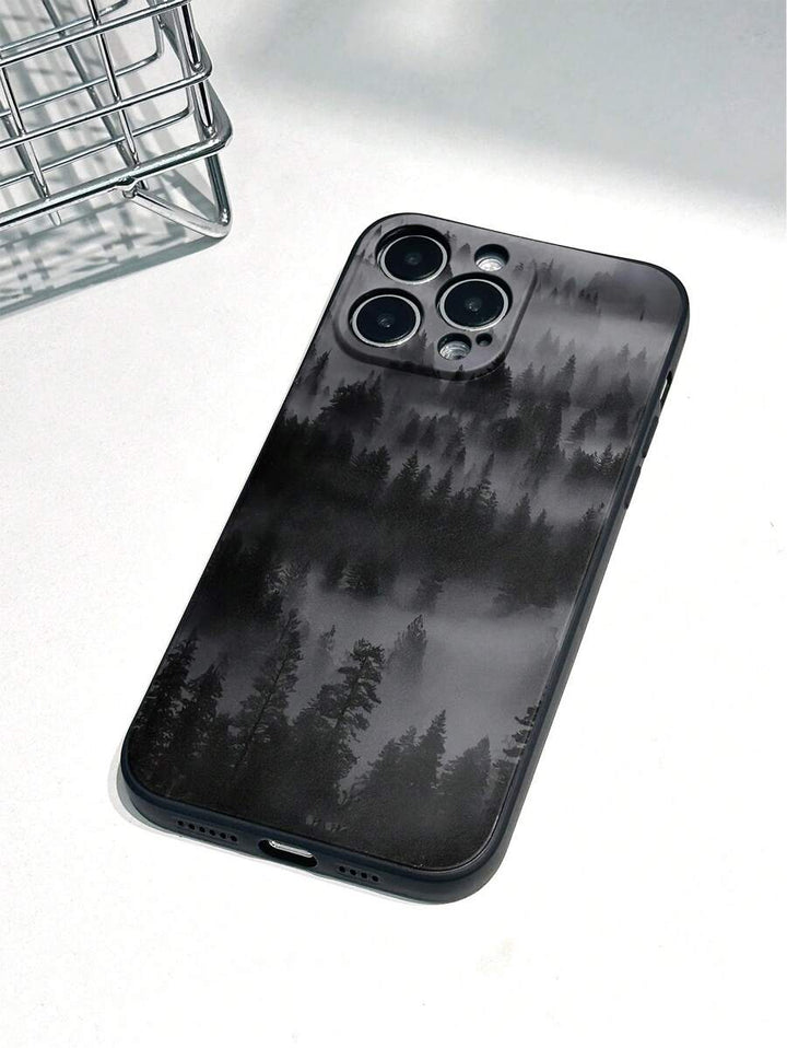 Stylish Watercolor Shockproof Phone Case with Woven Charm Strap – Compatible with iPhone & Redmi Models