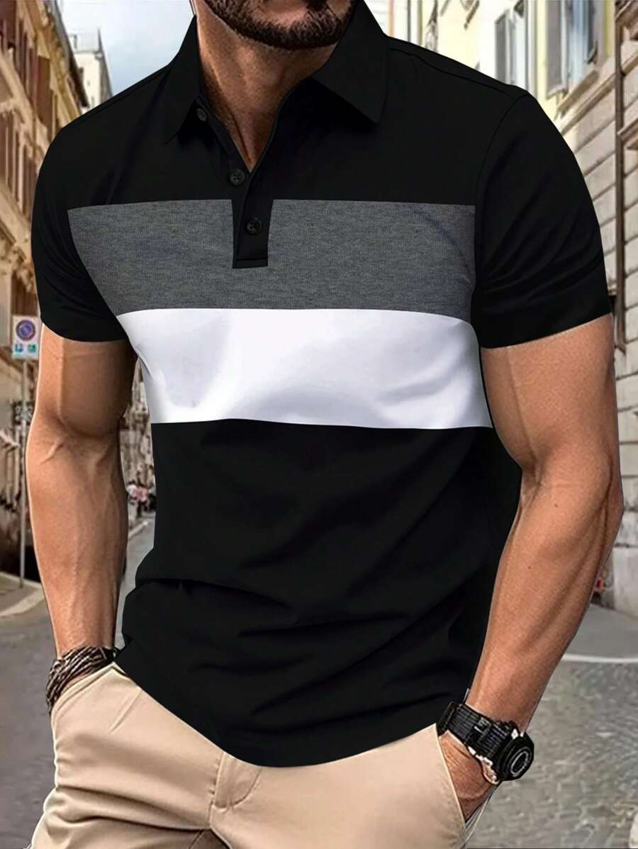 Tommy Casual Contrast Polo Shirt