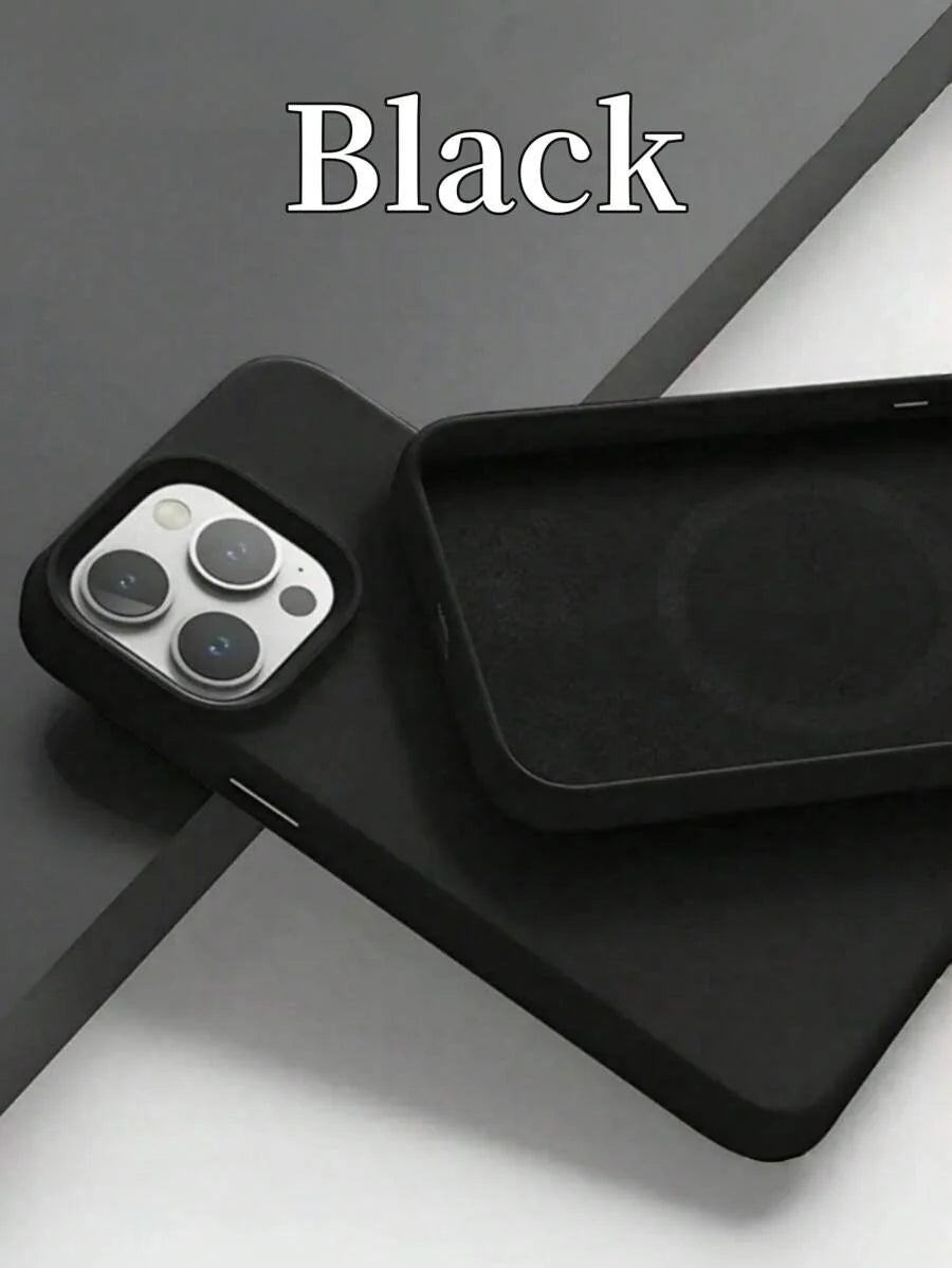 Shockproof Silicone Case – Anti-Fingerprint – Fits iPhone 12–16 Pro Max, S23 Ultra, Redmi Note 11 & OPPO
