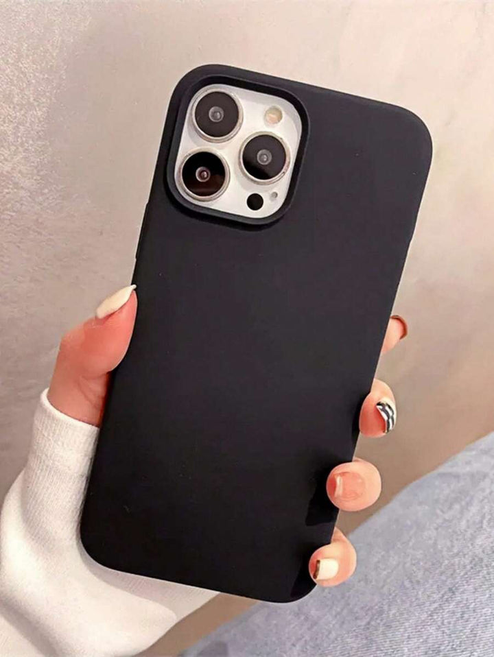 Shockproof Silicone Case – Anti-Fingerprint – Fits iPhone 12–16 Pro Max, S23 Ultra, Redmi Note 11 & OPPO