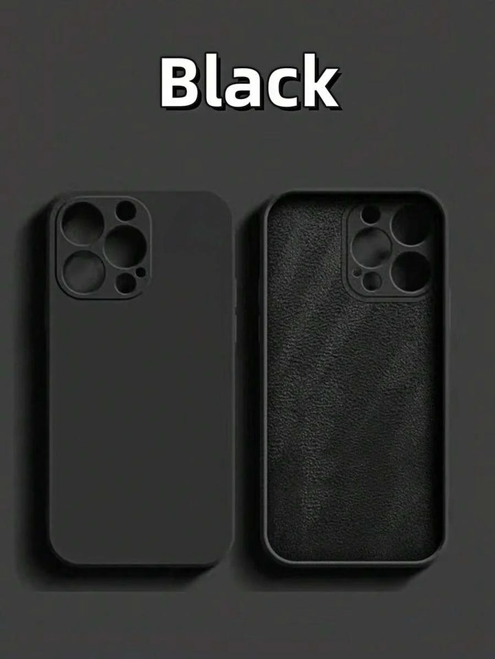 Shockproof Silicone Case – Anti-Fingerprint – Fits iPhone 12–16 Pro Max, S23 Ultra, Redmi Note 11 & OPPO