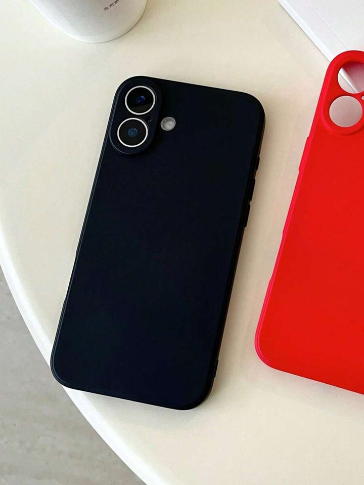 Shockproof Silicone Case – Anti-Fingerprint – Fits iPhone 12–16 Pro Max, S23 Ultra, Redmi Note 11 & OPPO