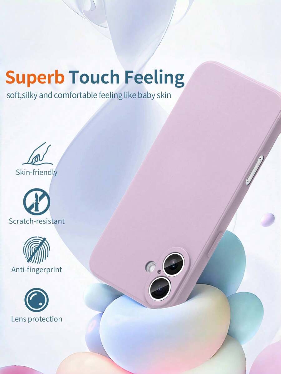 Shockproof Silicone Case – Anti-Fingerprint – Fits iPhone 12–16 Pro Max, S23 Ultra, Redmi Note 11 & OPPO