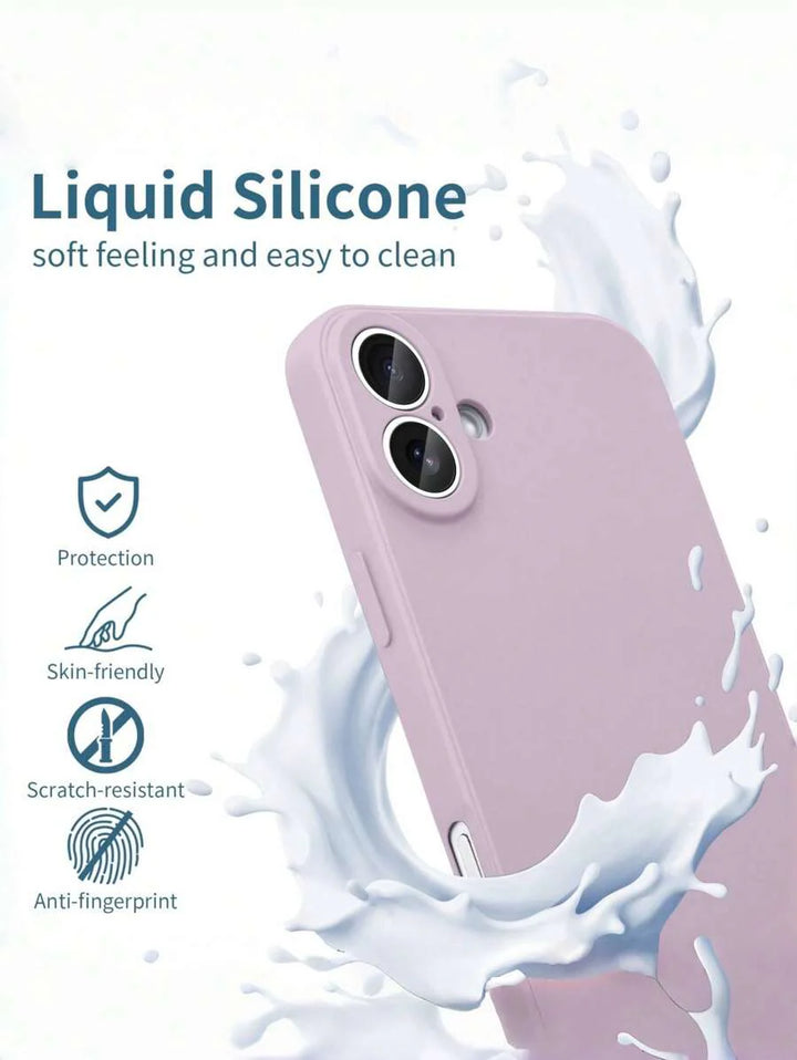 Shockproof Silicone Case – Anti-Fingerprint – Fits iPhone 12–16 Pro Max, S23 Ultra, Redmi Note 11 & OPPO
