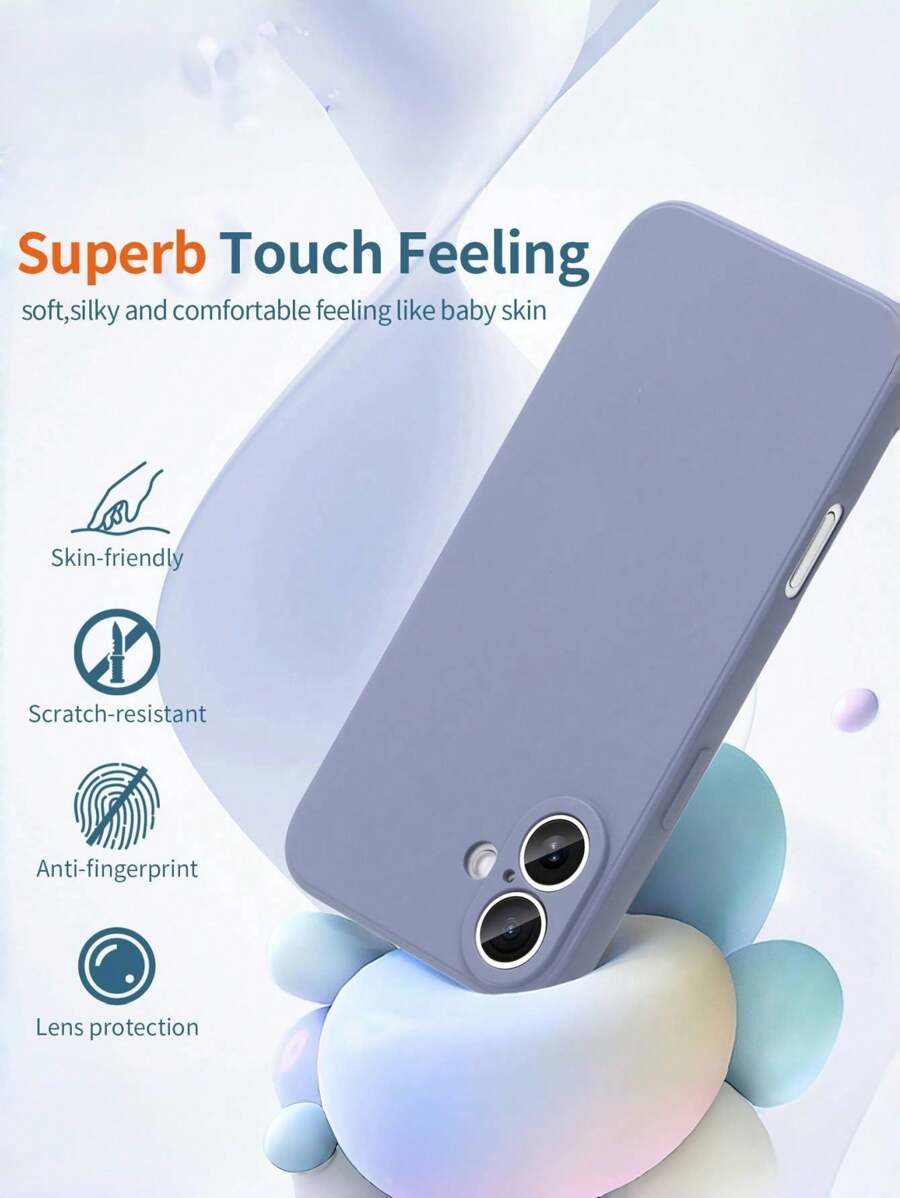 Shockproof Silicone Case – Anti-Fingerprint – Fits iPhone 12–16 Pro Max, S23 Ultra, Redmi Note 11 & OPPO