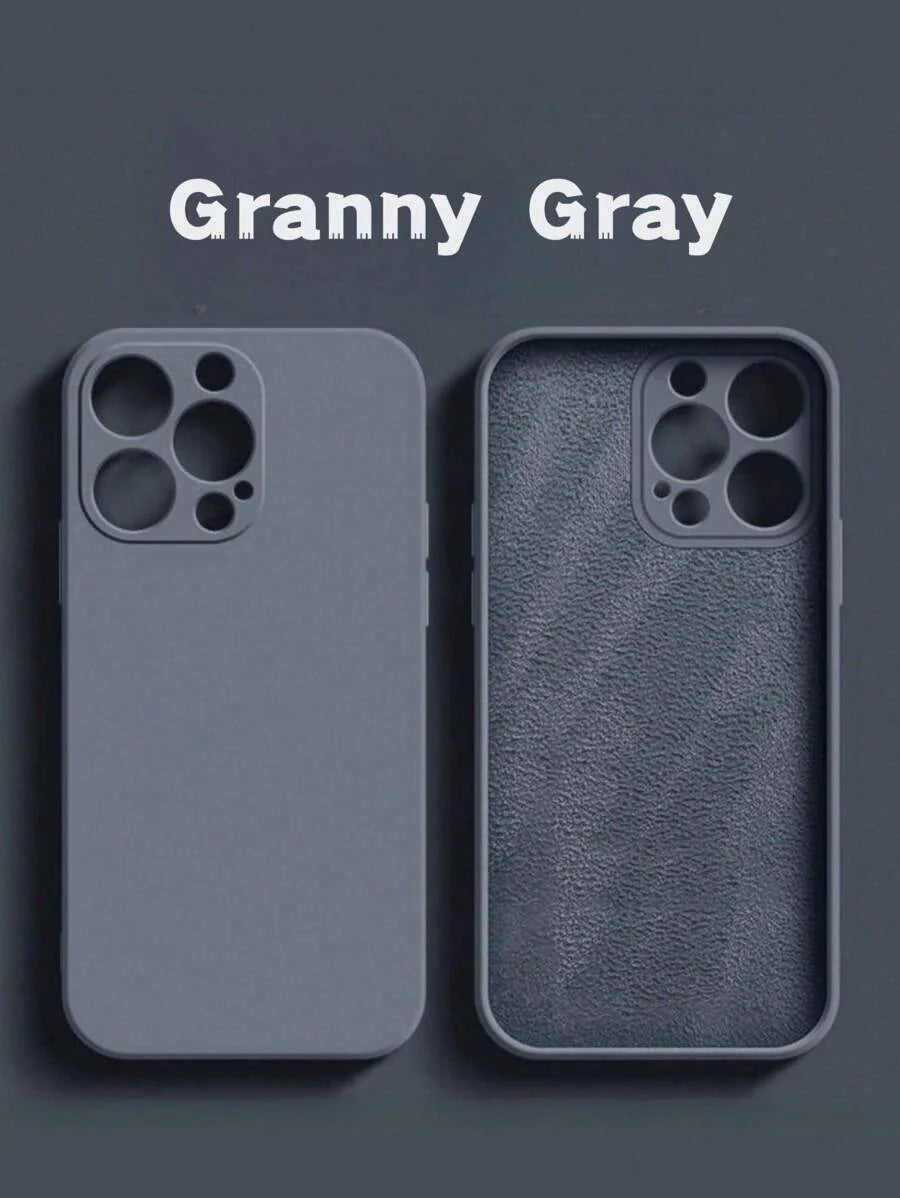 Shockproof Silicone Case – Anti-Fingerprint – Fits iPhone 12–16 Pro Max, S23 Ultra, Redmi Note 11 & OPPO