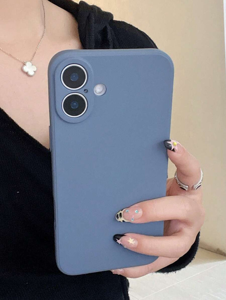 Shockproof Silicone Case – Anti-Fingerprint – Fits iPhone 12–16 Pro Max, S23 Ultra, Redmi Note 11 & OPPO