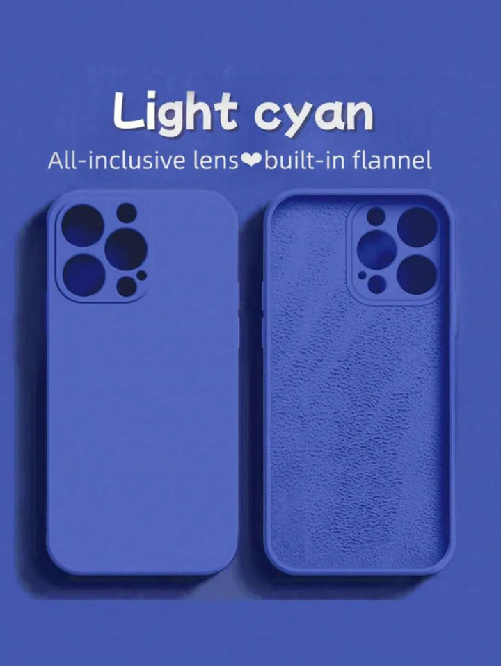 Shockproof Silicone Case – Anti-Fingerprint – Fits iPhone 12–16 Pro Max, S23 Ultra, Redmi Note 11 & OPPO