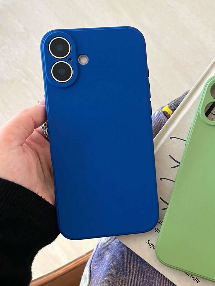 Shockproof Silicone Case – Anti-Fingerprint – Fits iPhone 12–16 Pro Max, S23 Ultra, Redmi Note 11 & OPPO