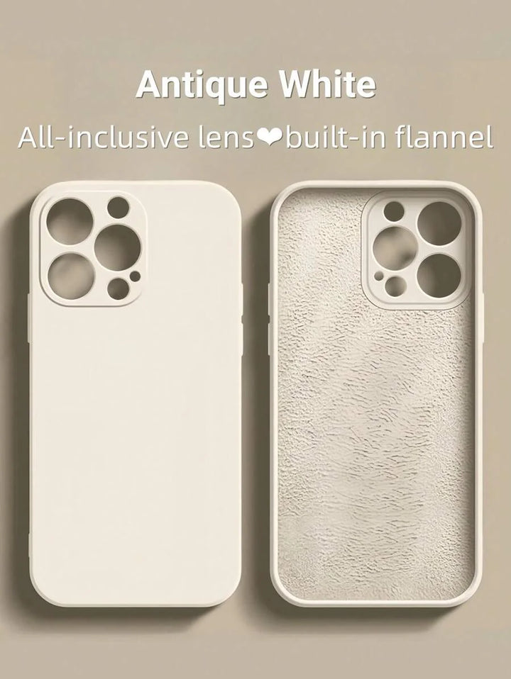 Shockproof Silicone Case – Anti-Fingerprint – Fits iPhone 12–16 Pro Max, S23 Ultra, Redmi Note 11 & OPPO