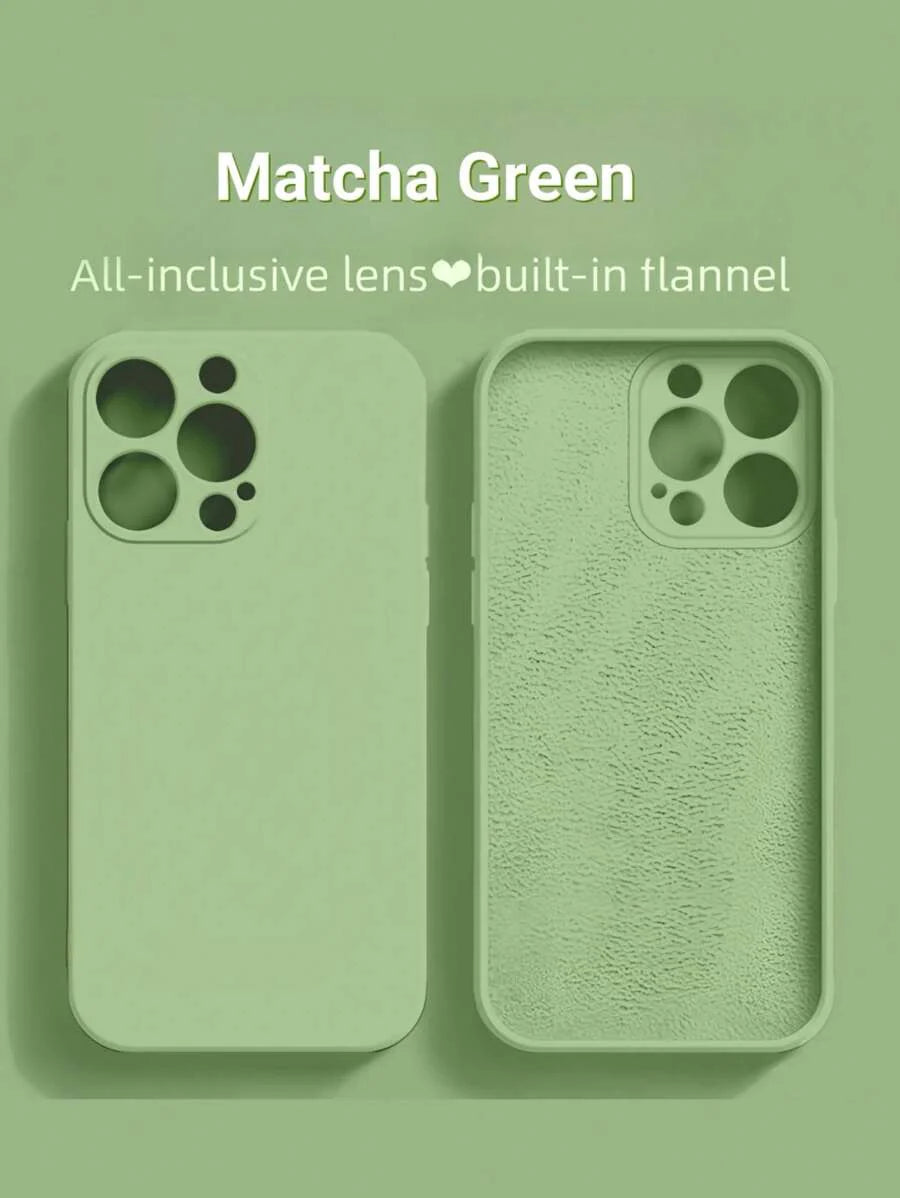 Shockproof Silicone Case – Anti-Fingerprint – Fits iPhone 12–16 Pro Max, S23 Ultra, Redmi Note 11 & OPPO
