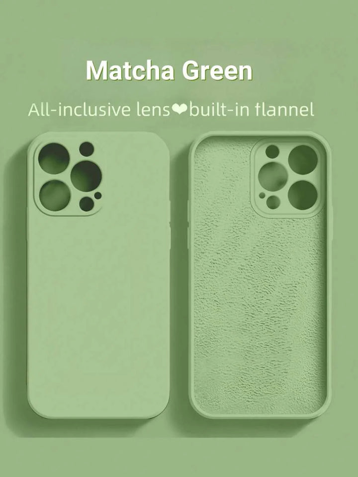 Shockproof Silicone Case – Anti-Fingerprint – Fits iPhone 12–16 Pro Max, S23 Ultra, Redmi Note 11 & OPPO