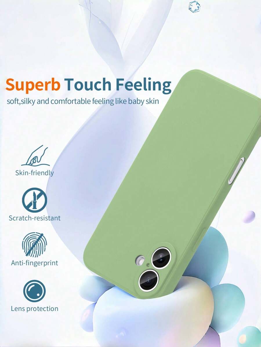Shockproof Silicone Case – Anti-Fingerprint – Fits iPhone 12–16 Pro Max, S23 Ultra, Redmi Note 11 & OPPO