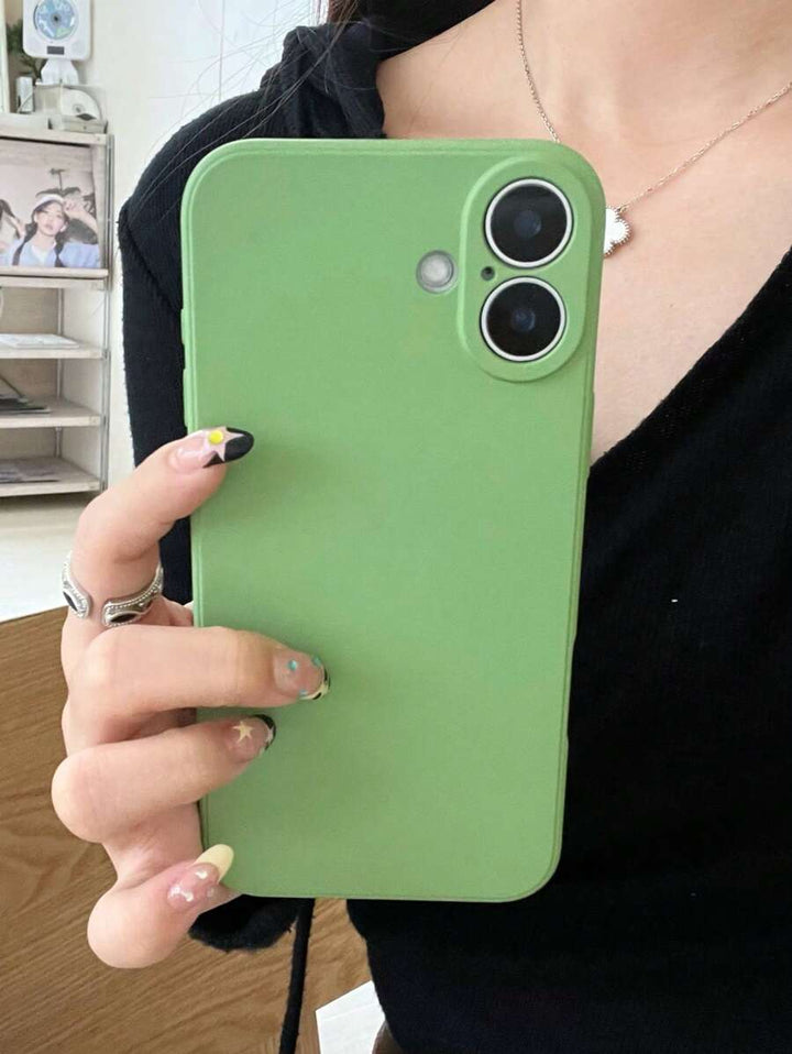Shockproof Silicone Case – Anti-Fingerprint – Fits iPhone 12–16 Pro Max, S23 Ultra, Redmi Note 11 & OPPO