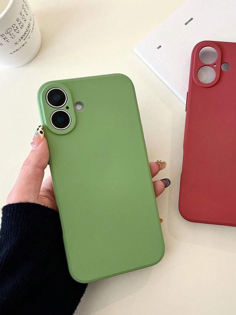 Shockproof Silicone Case – Anti-Fingerprint – Fits iPhone 12–16 Pro Max, S23 Ultra, Redmi Note 11 & OPPO