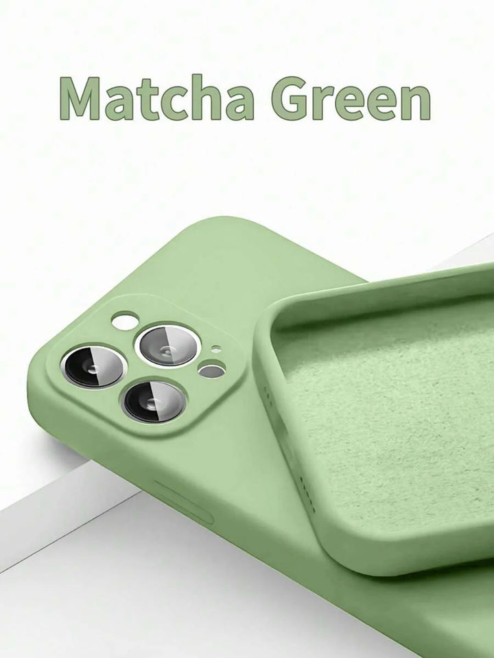Shockproof Silicone Case – Anti-Fingerprint – Fits iPhone 12–16 Pro Max, S23 Ultra, Redmi Note 11 & OPPO